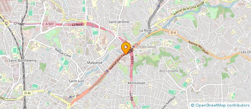 localisation de l'entreprise MARLIN SERVICE ENVIRONNEMENT PLUS à MARSEILLE