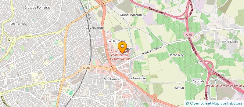 localisation de l'entreprise MARLINE à BEZIERS