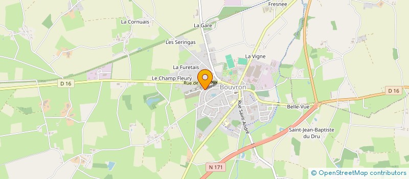 localisation de l'entreprise MARLINE  BOUVRON