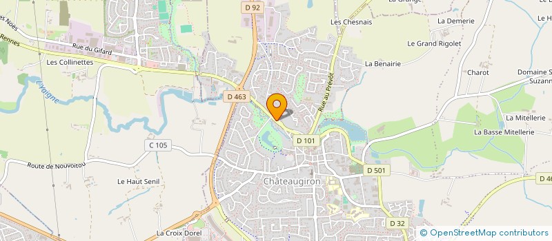 localisation de l'entreprise MARLINE  CHATEAUGIRON