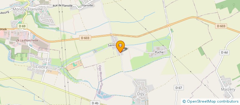 localisation de l'entreprise MARLINE  OGY-MONTOY-FLANVILLE