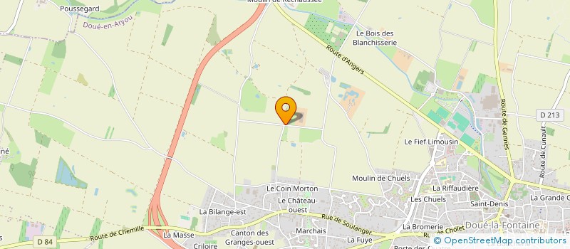 localisation de l'entreprise MARLINE  DOUE-EN-ANJOU