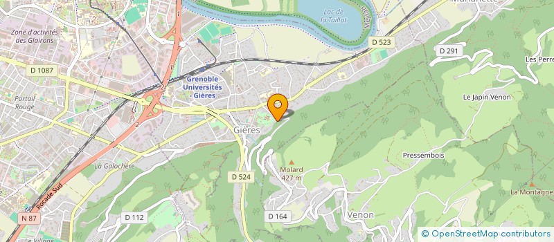 localisation de l'entreprise MARLIO  GIERES