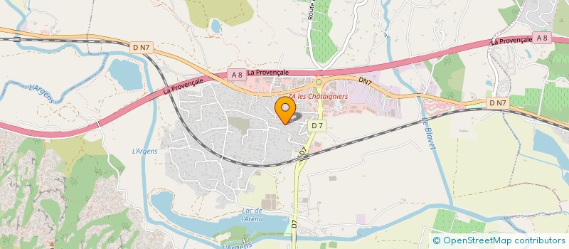 localisation de l'entreprise MARLIOCCI  ROQUEBRUNE-SUR-ARGENS