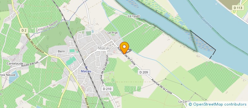 localisation de l'entreprise MARLIS  MARGAUX-CANTENAC