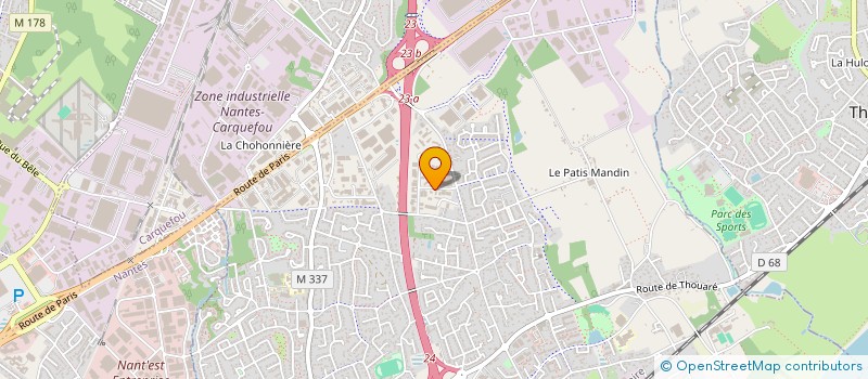 localisation de l'entreprise MARLIS CONCEPT à SAINTE-LUCE-SUR-LOIRE