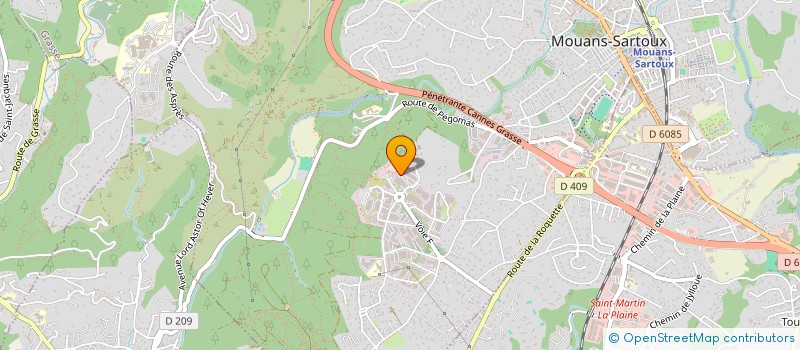 localisation de l'entreprise MARLIS PATRIMOINE  MOUANS-SARTOUX