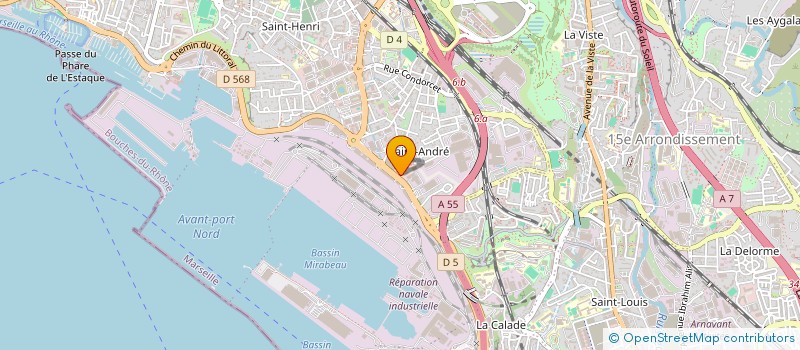 localisation de l'entreprise MARLIT à MARSEILLE