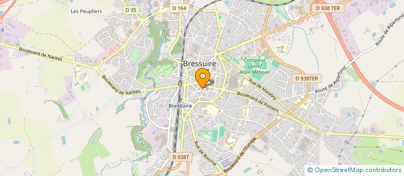 localisation de l'entreprise MARLO à BRESSUIRE