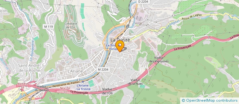 localisation de l'entreprise MARLO à LA TRINITE