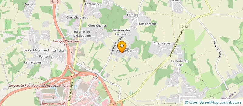 localisation de l'entreprise MARLO à CHAMPNIERS