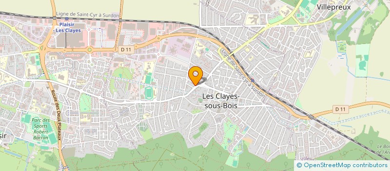 localisation de l'entreprise MARLOCX à LES CLAYES-SOUS-BOIS