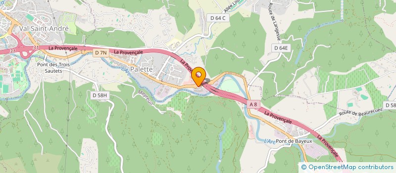 localisation de l'entreprise MARLON ET AMY  LE THOLONET