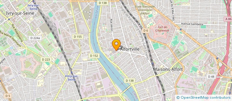 localisation de l'entreprise MARLON'S à ALFORTVILLE