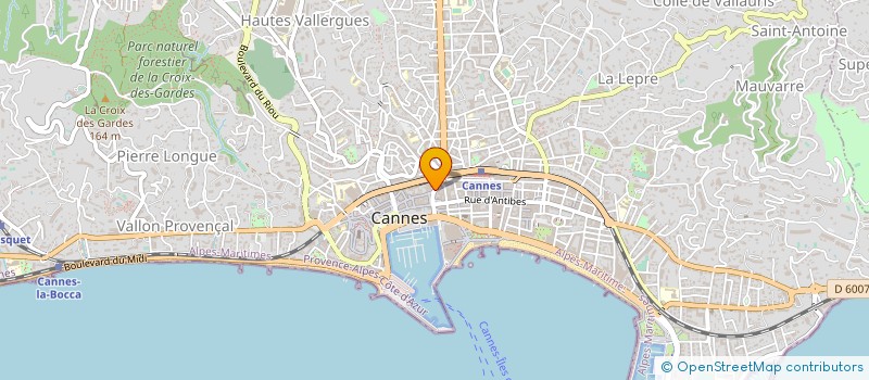 localisation de l'entreprise MARLONE BEAUTE à CANNES
