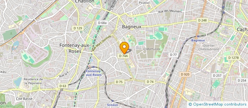 localisation de l'entreprise MARLONE IMPORT EXPORT à BAGNEUX