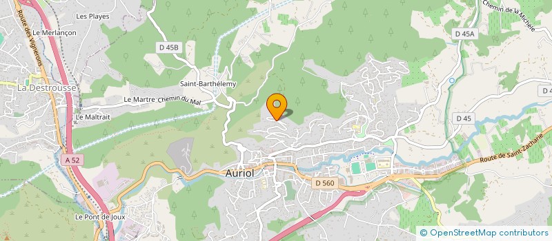 localisation de l'entreprise MARLOTA  AURIOL