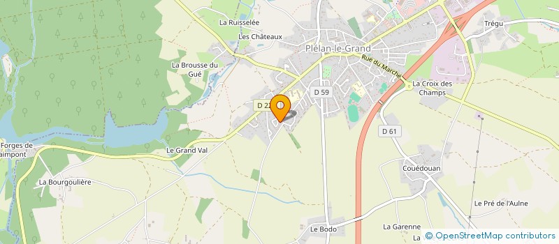 localisation de l'entreprise MARLOTH IMMO  PLELAN-LE-GRAND