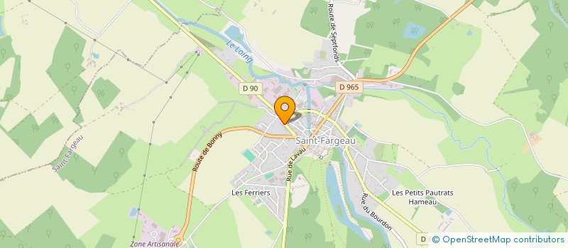 localisation de l'entreprise MARLOTTE  SAINT-FARGEAU