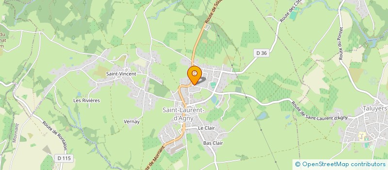 localisation de l'entreprise MARLOTTE  SAINT-LAURENT-D'AGNY