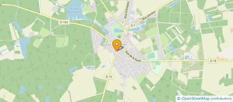 localisation de l'entreprise MARLOU à JOUY-LE-POTIER