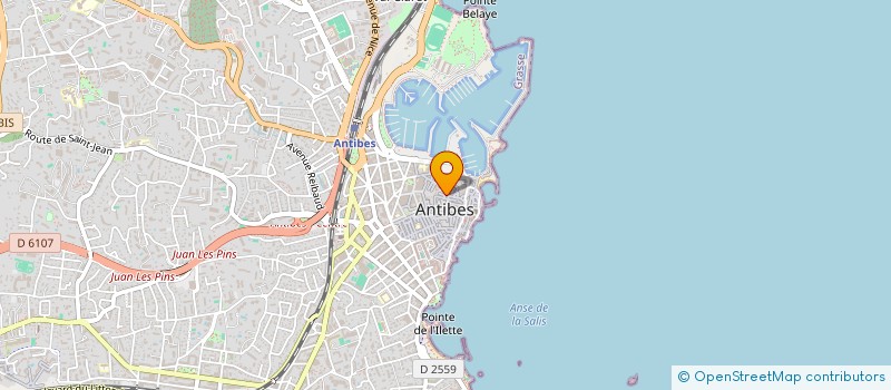 localisation de l'entreprise MARLOU à ANTIBES