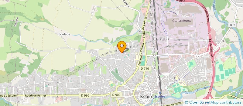 localisation de l'entreprise MARLOU  ISSOIRE