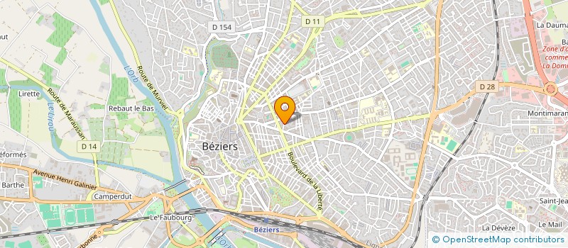 localisation de l'entreprise MARLOU  LAMALOU-LES-BAINS