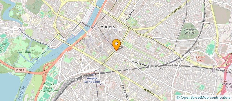 localisation de l'entreprise MARLOU à ANGERS