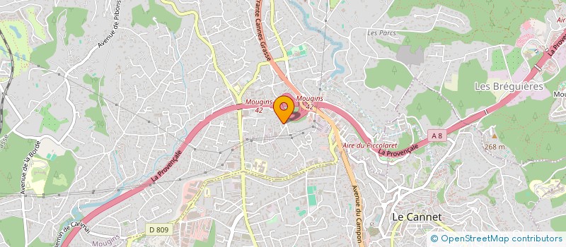 localisation de l'entreprise MARLOU CANNES à MOUGINS