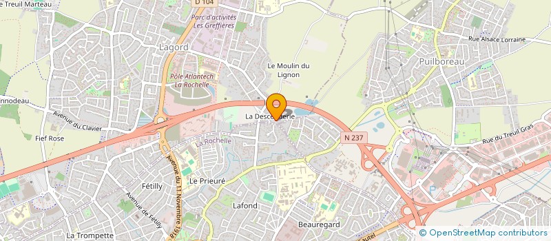 localisation de l'entreprise MARLOUISE  LAGORD