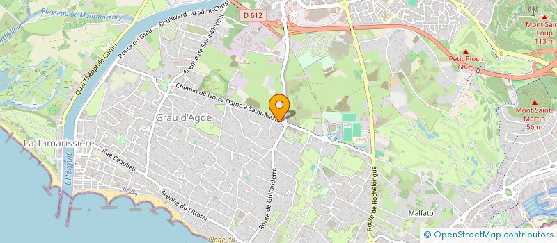 localisation de l'entreprise MARLOVIE  AGDE