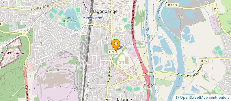 localisation de l'entreprise MARLU à HAGONDANGE