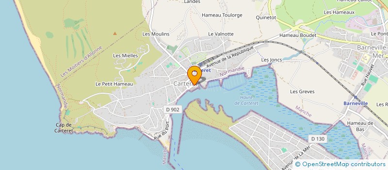 localisation de l'entreprise MARLU  BARNEVILLE-CARTERET