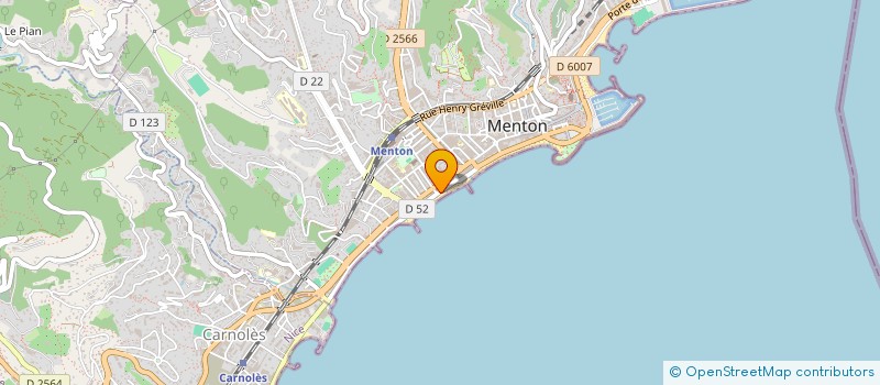 localisation de l'entreprise MARLUC à MENTON
