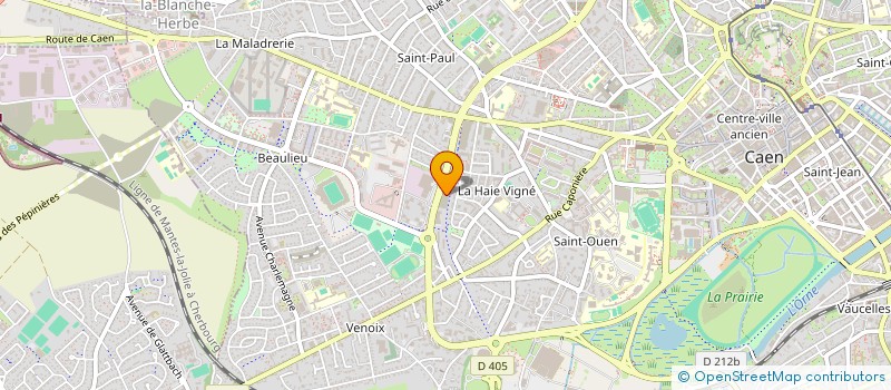 localisation de l'entreprise MARLUX COMPAGNIE à CAEN