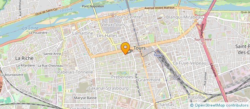 localisation de l'entreprise MARLUX SARL à TOURS