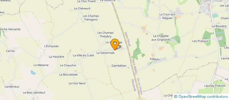 localisation de l'entreprise MARLWEST  PLOUASNE