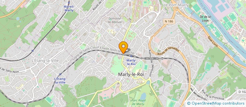 localisation de l'entreprise MARLY 2  MARLY-LE-ROI