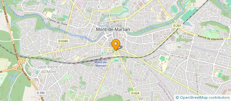 localisation de l'entreprise MARLY à MONT-DE-MARSAN