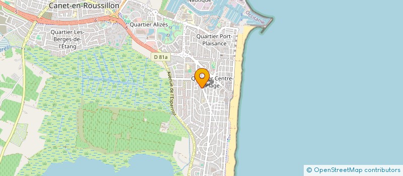 localisation de l'entreprise MARLY  CANET-EN-ROUSSILLON