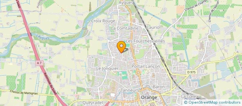 localisation de l'entreprise MARLY  ORANGE