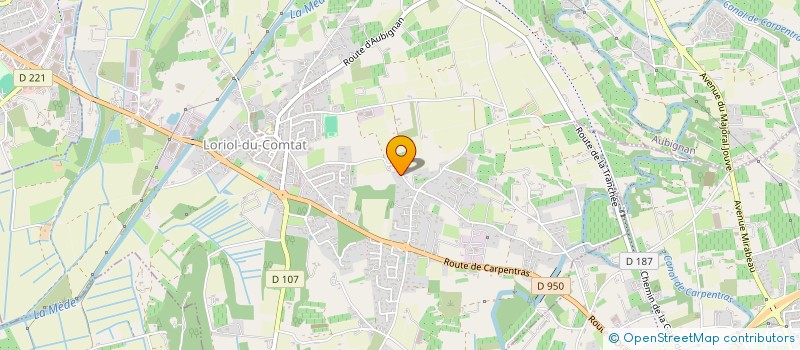 localisation de l'entreprise MARLY  LORIOL-DU-COMTAT