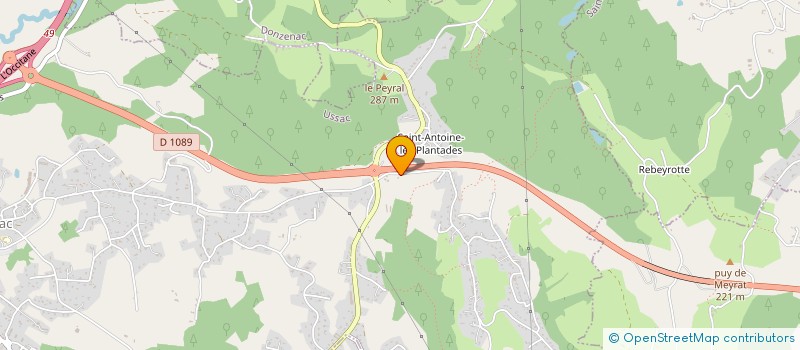 localisation de l'entreprise MARLY  USSAC