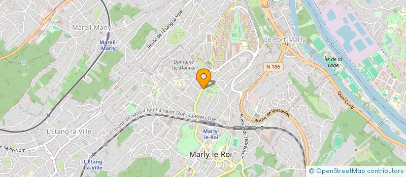 localisation de l'entreprise MARLY CLUB à MARLY-LE-ROI
