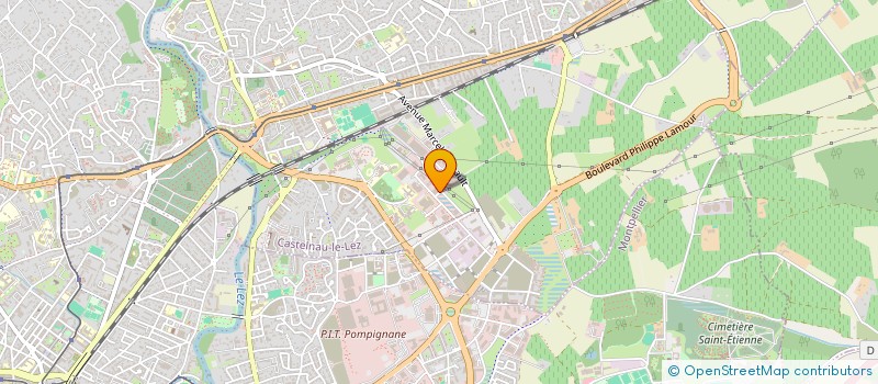 localisation de l'entreprise MARLY DIFFUSION à CASTELNAU-LE-LEZ