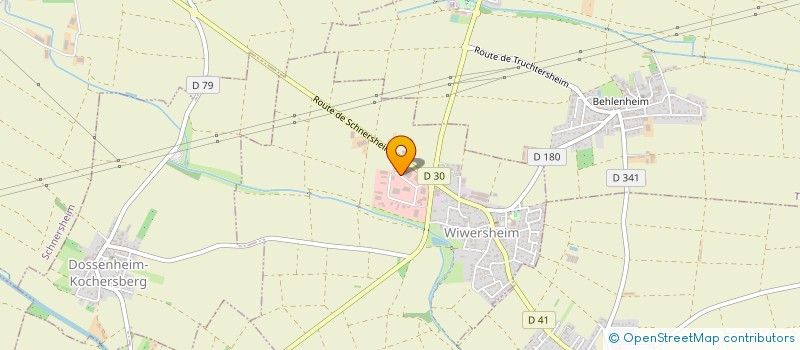 localisation de l'entreprise MARLY FRANCE SAS  WIWERSHEIM