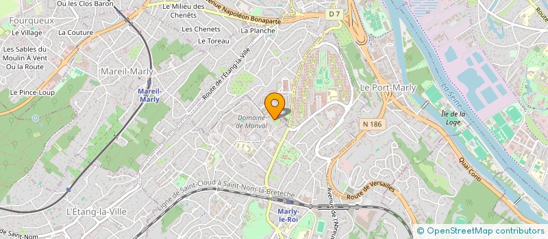 localisation de l'entreprise MARLY-LE-ROI - LA DUBINIERE  MARLY-LE-ROI