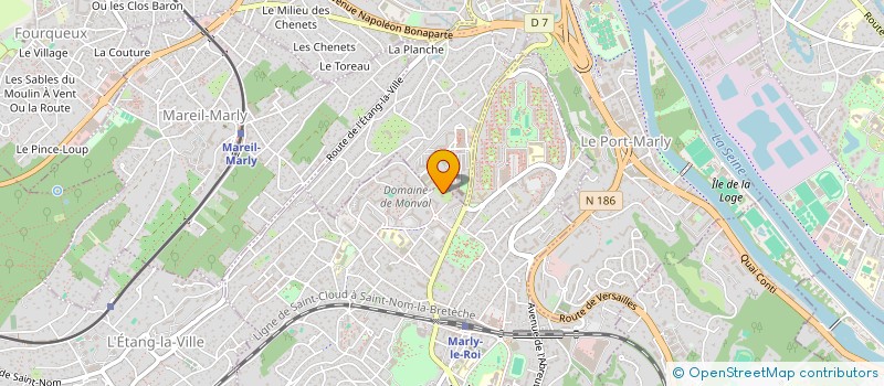 localisation de l'entreprise MARLY-LE-ROI - LA DUBINIERE à MARLY-LE-ROI