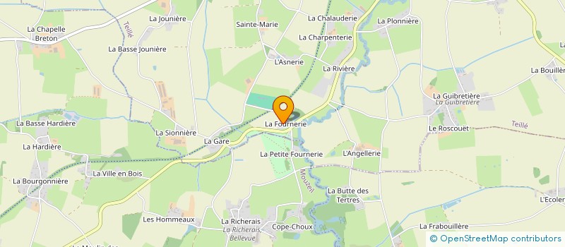 localisation de l'entreprise MARLYPLAST à JOUE-SUR-ERDRE